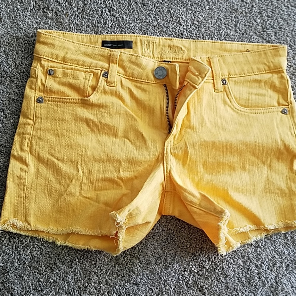 Yellow shorts